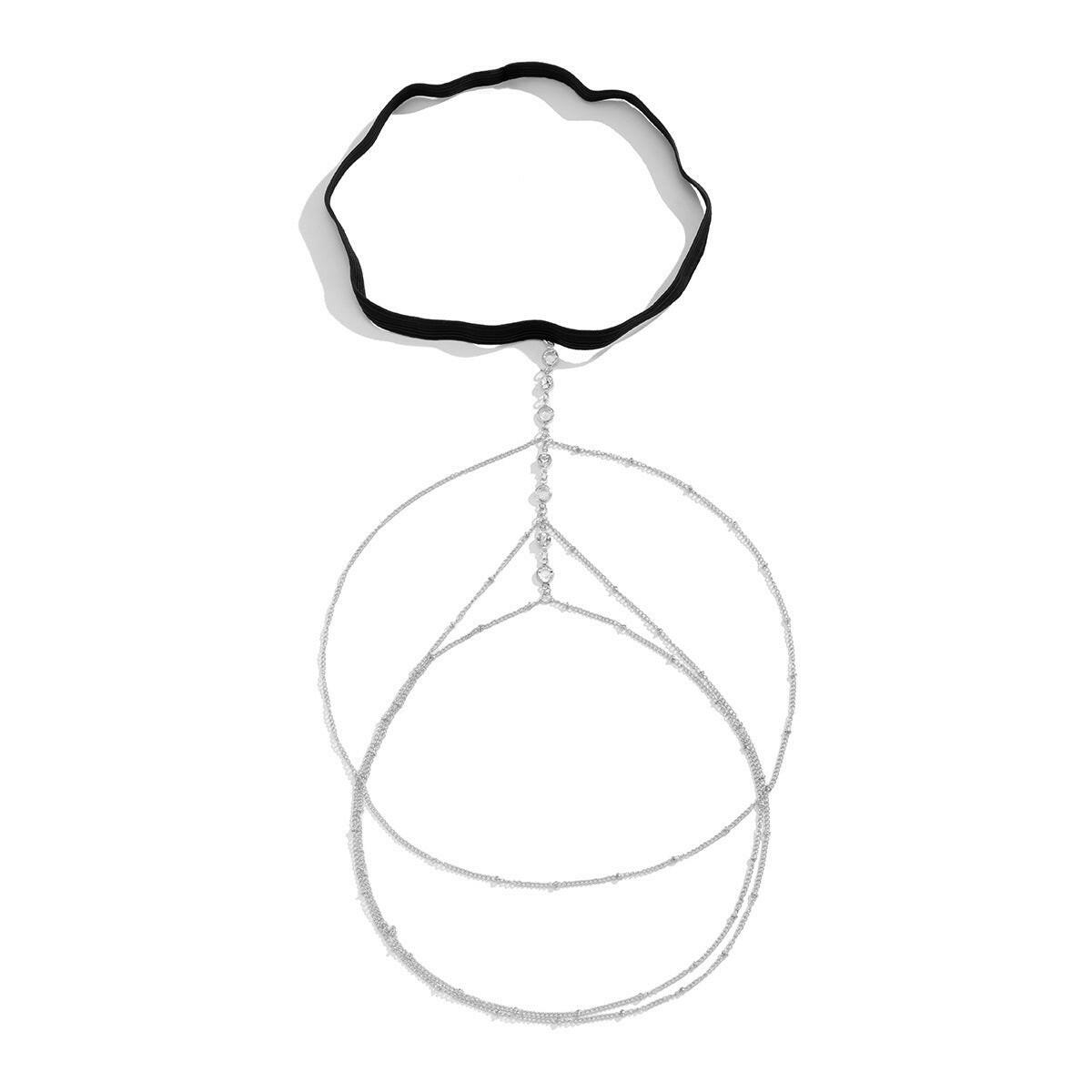 Leisure Beach  Pearl Leg Ring Body Chain.